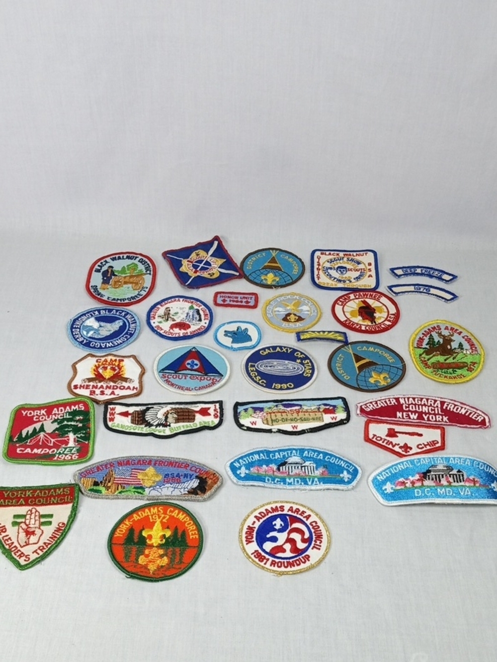 Assorted Vintage Scout Patch Collection Used New Mixed